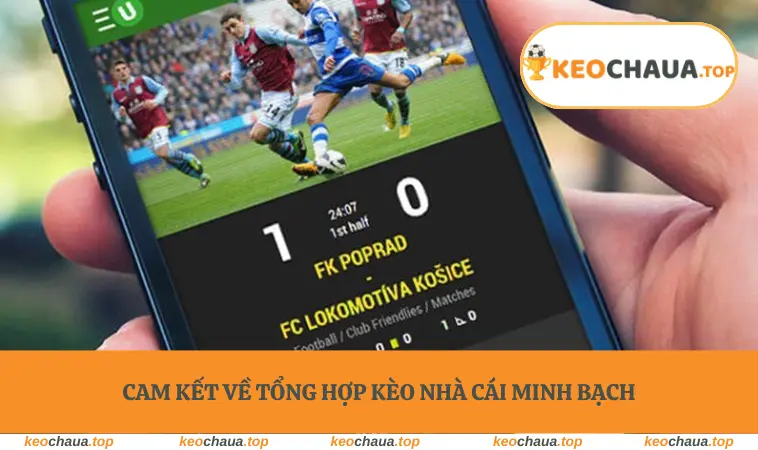 Cam kết về tổng hợp kèo nhà cái minh bạch