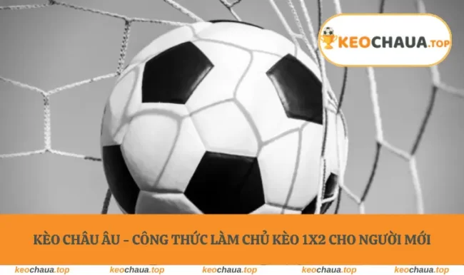 Kèo Châu Âu - Công Thức Làm Chủ Kèo 1x2 Cho Người Mới