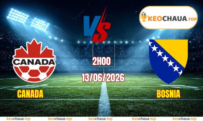 Soi kèo World Cup Canada vs Bosnia