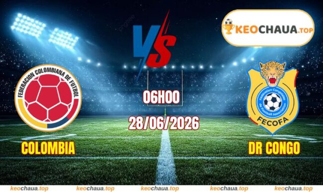 Soi kèo World Cup Colombia vs DR Congo