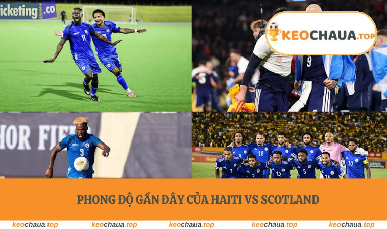 Phong độ gần đây của Haiti vs Scotland
